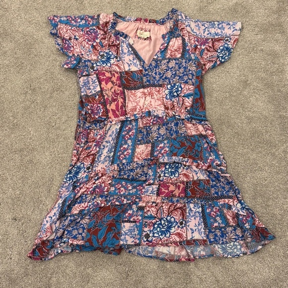 Anthropologie Robin Tiered Mini Dress Size 1X EUC - Picture 7 of 13
